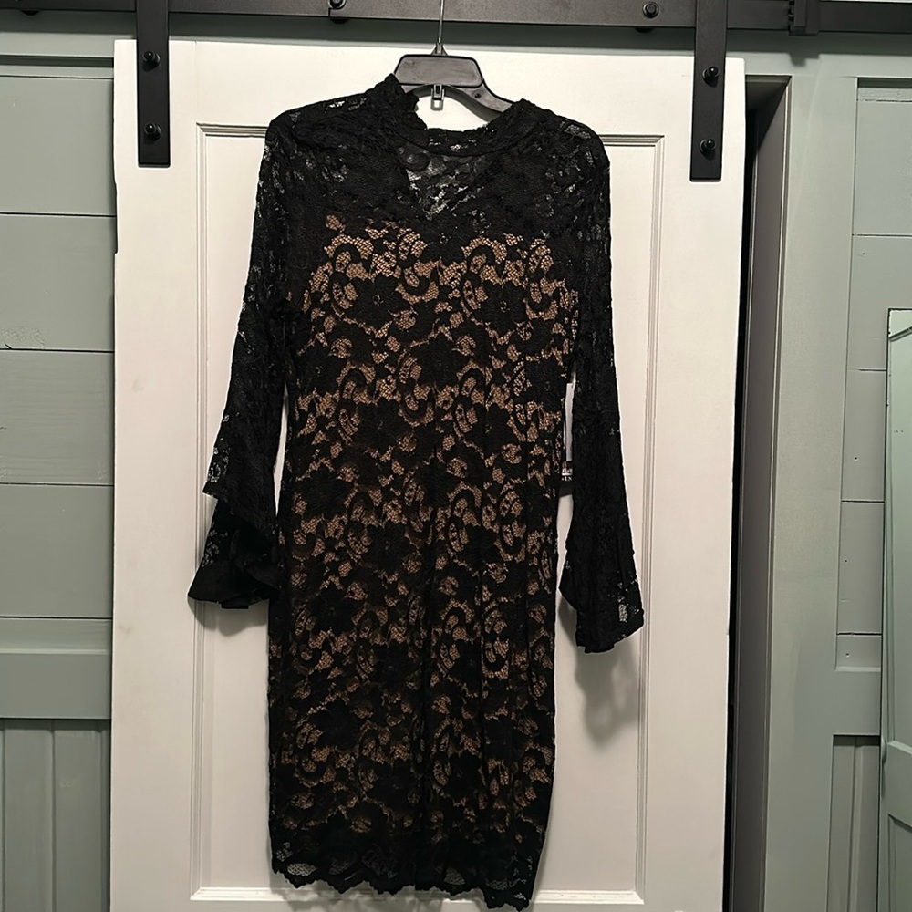 Black Lace Cocktail Dresss